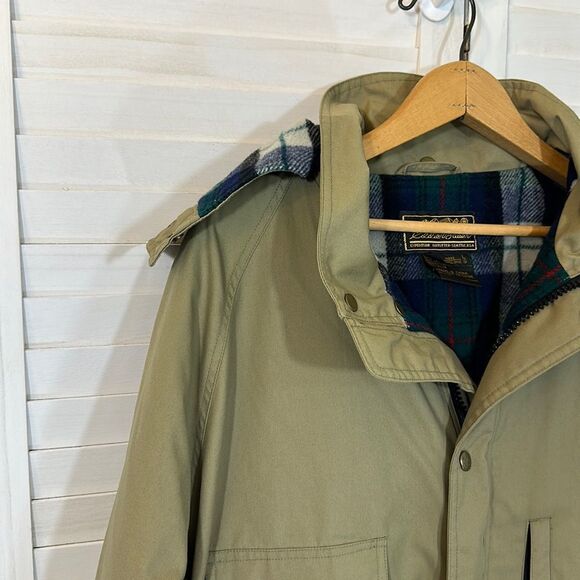 Eddie Bauer Coat Large Expedition Extreme Weather Wool Lined - Picture 6 of 16